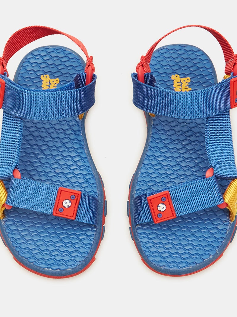 Sandales sportives avec bande velcro BATA Bleu - Kiabi
