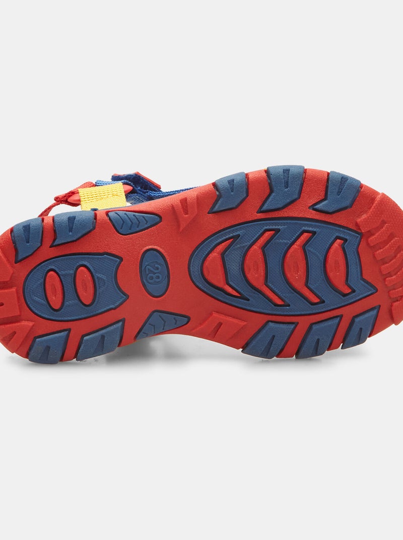 Sandales sportives avec bande velcro BATA Bleu - Kiabi