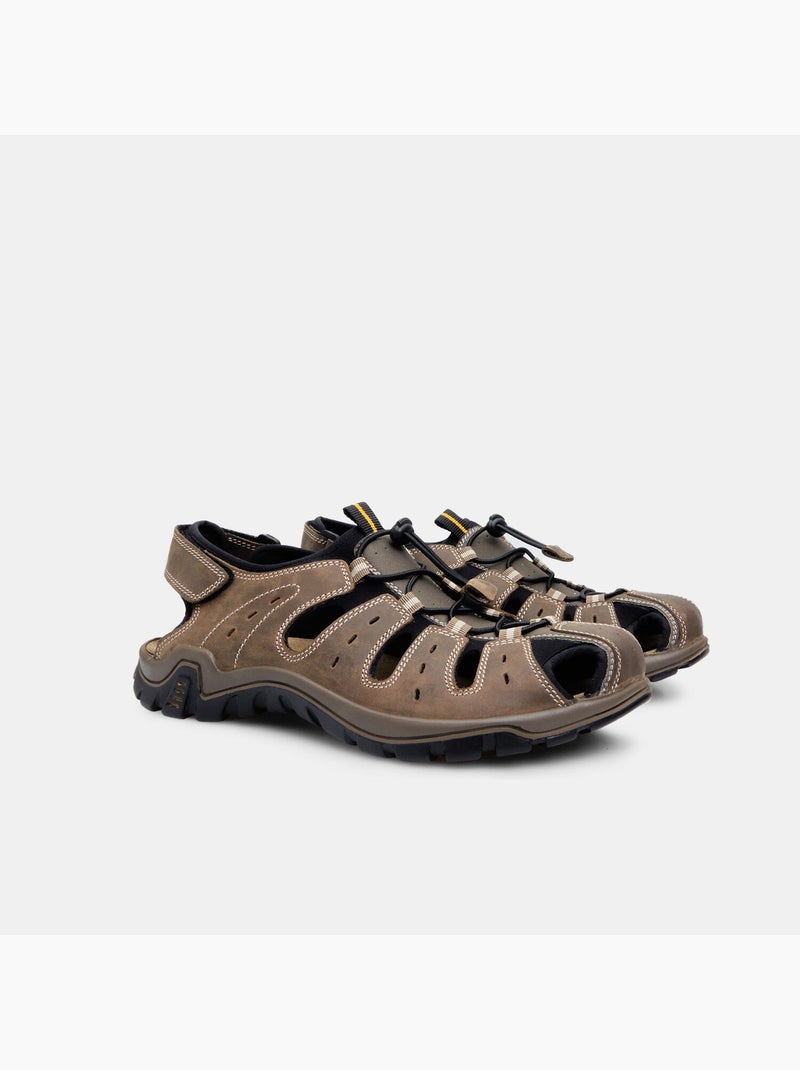 Sandales sportives Marron - Kiabi