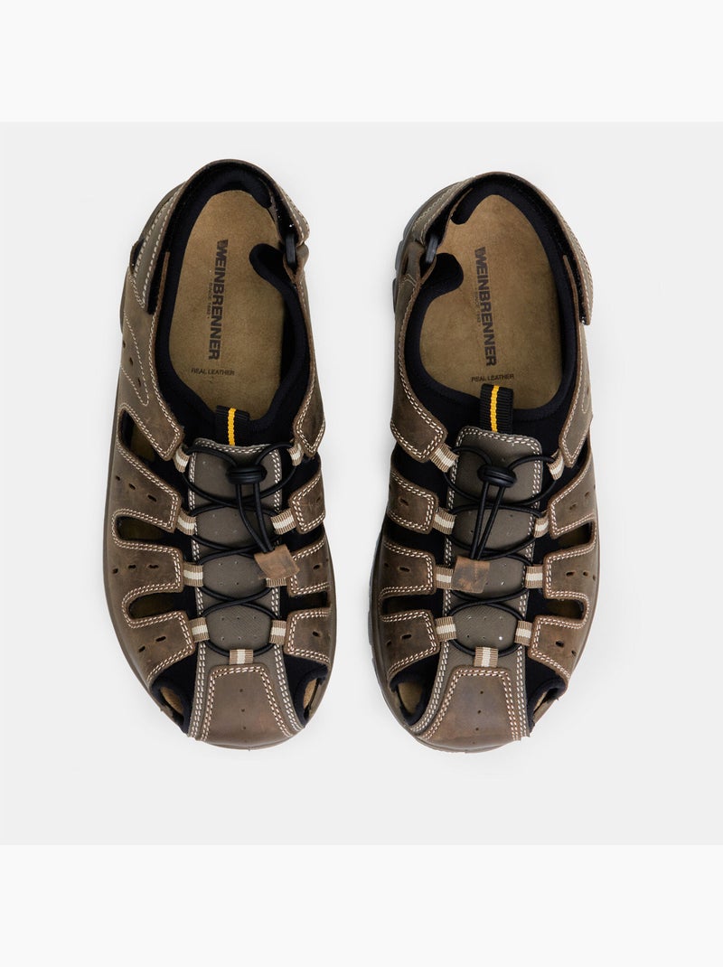 Sandales sportives Marron - Kiabi