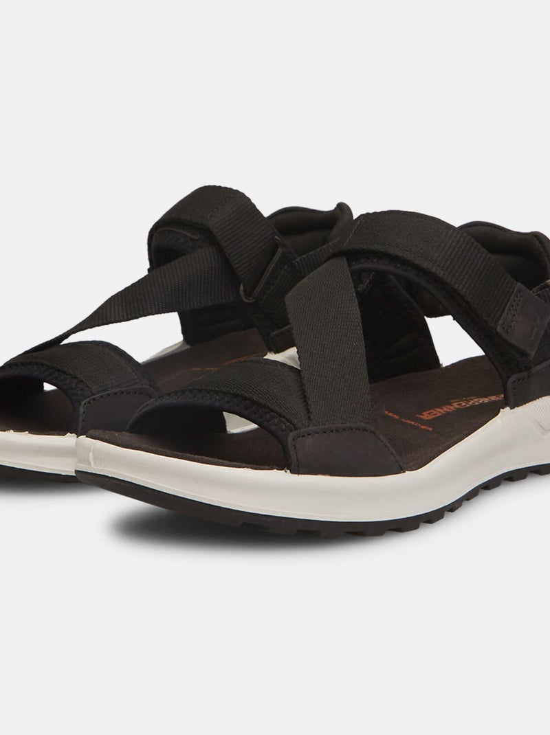 Sandales sportives Weinbrenner en cuir BATA Noir - Kiabi