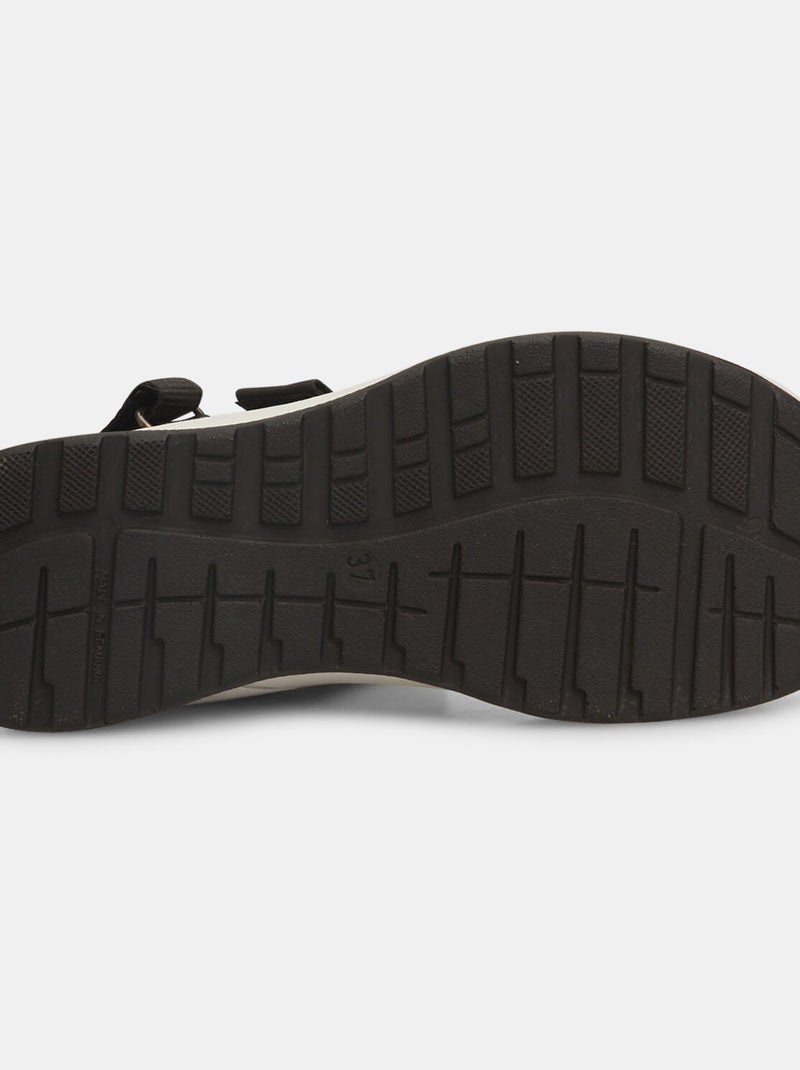 Sandales sportives Weinbrenner en cuir BATA Noir - Kiabi