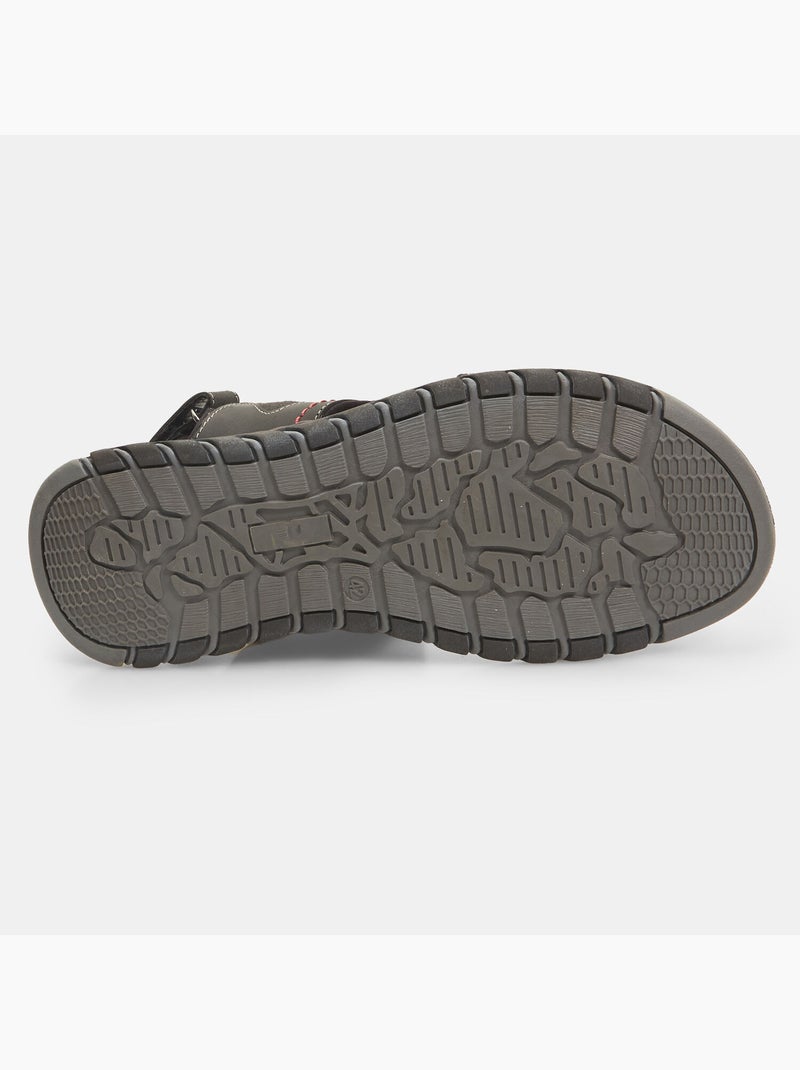 Sandales sportives Weinbrenner en cuir BATA Noir - Kiabi