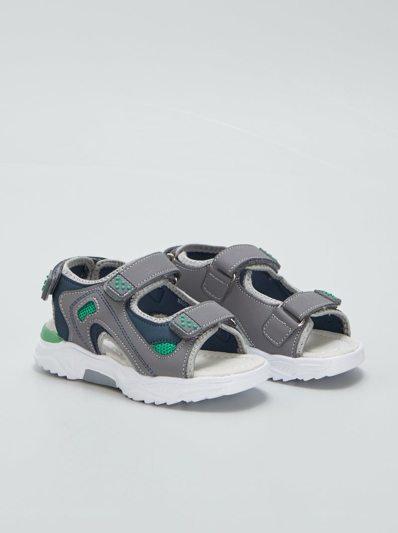 Sandales style randonnée HO_GREY - Kiabi