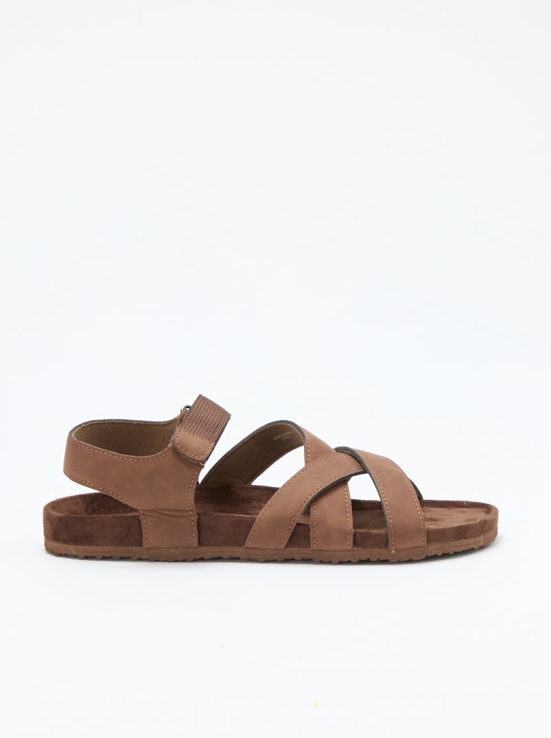 Sandales style trekking Marron - Kiabi