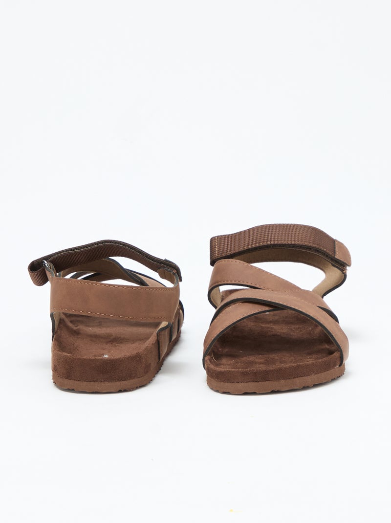 Sandales style trekking Marron - Kiabi