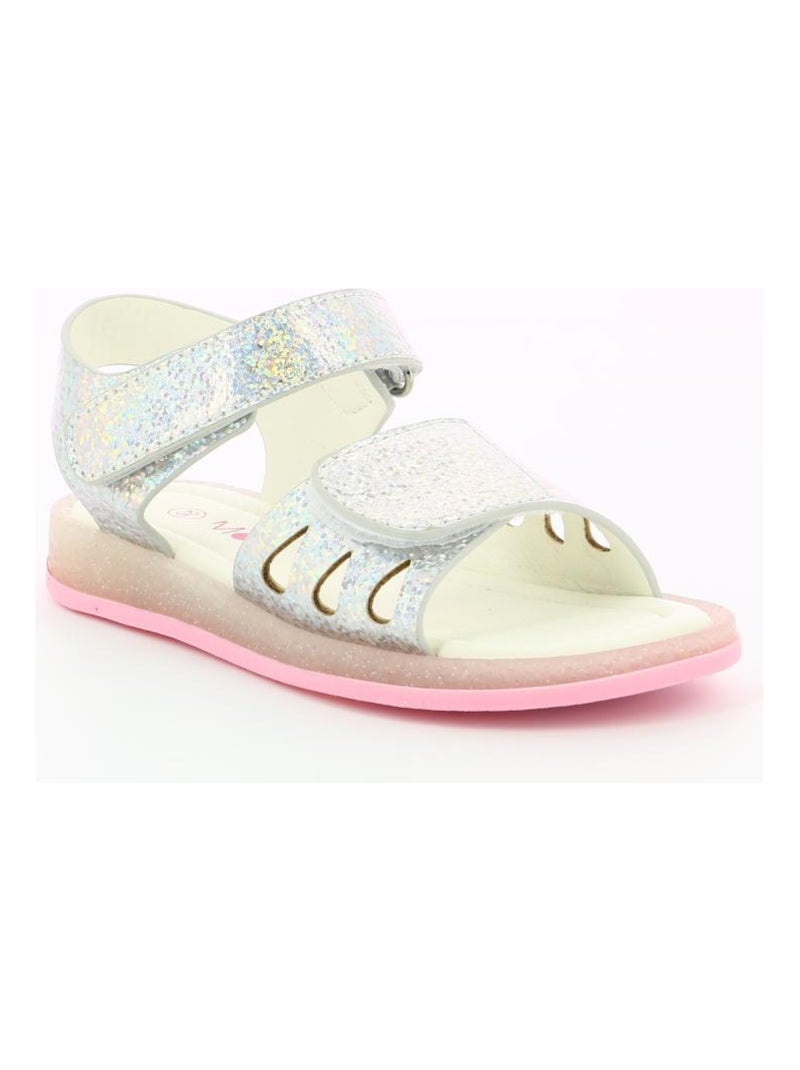 Sandales Synthetique Liboo Mod 8 Argent - Kiabi