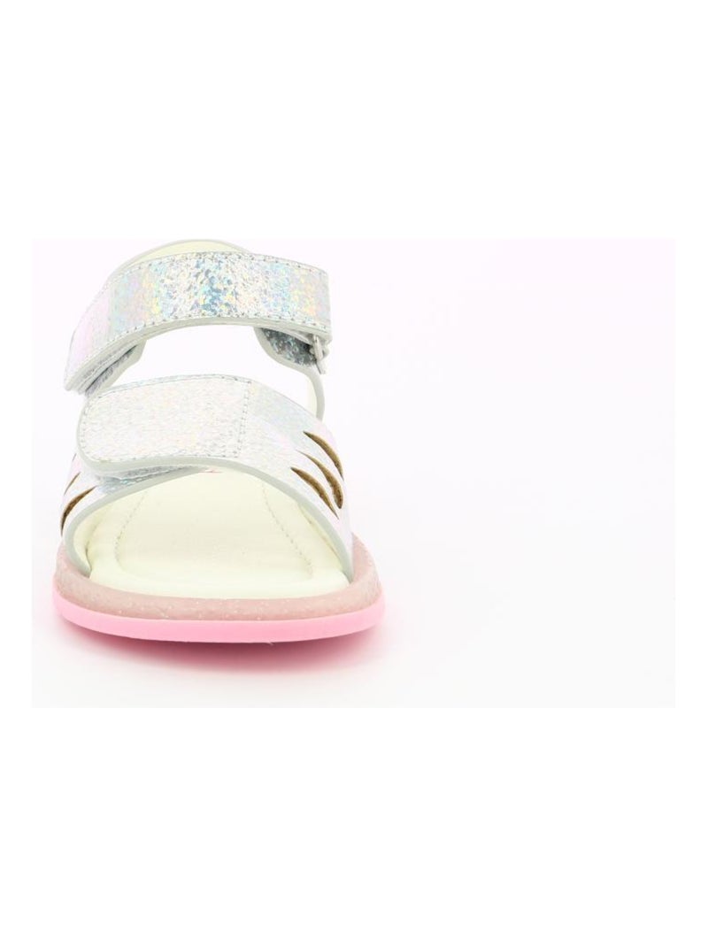 Sandales Synthetique Liboo Mod 8 Argent - Kiabi