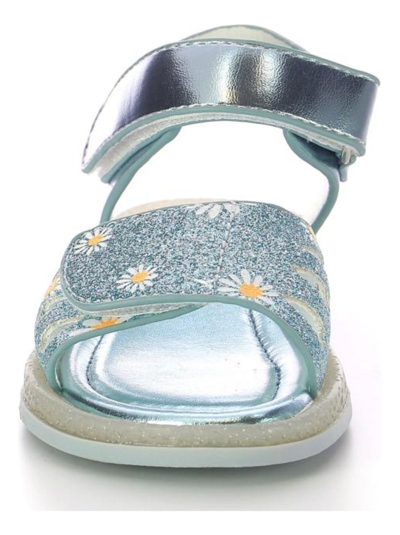 Sandales Synthetique Liboo Mod 8 Bleu - Kiabi