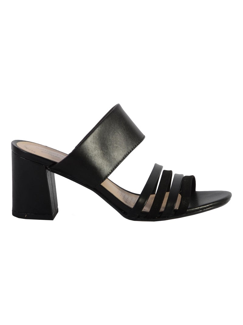 Sandales Talon Cuir Clarks Jocelynne Andi Noir - Kiabi