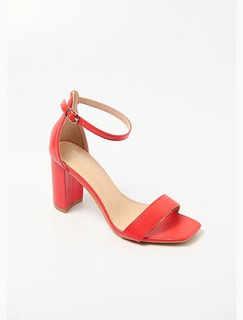 Sandales talon haut bout carré à brides - AFIBEL