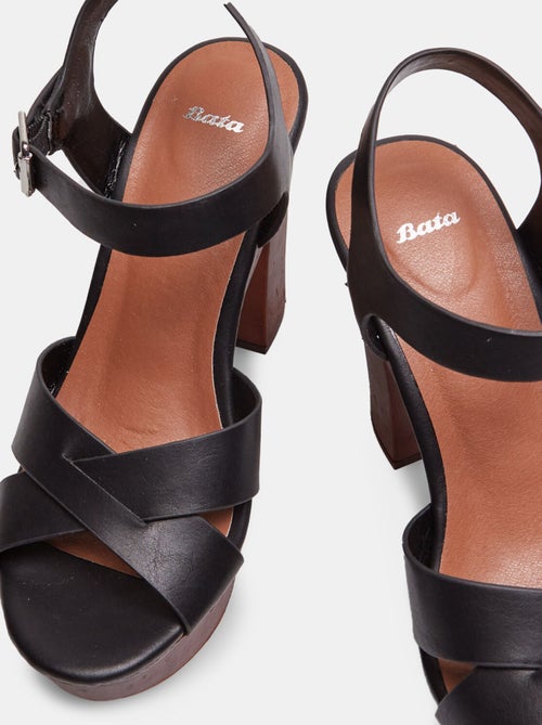 Sandales talon large et plateau BATA - Kiabi