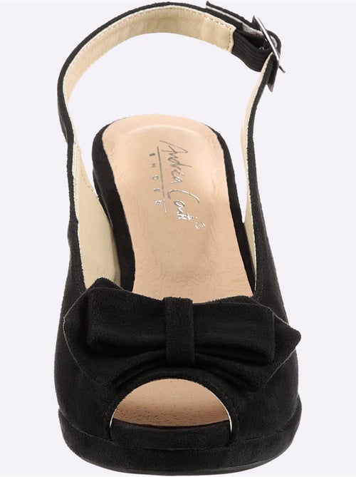 Sandales Textile Doux En Synthétique Velours - Taille Standard - Helline - Kiabi Sandales Textile Doux En Synthétique Velours - Taille Standard - Helline - Kiabi