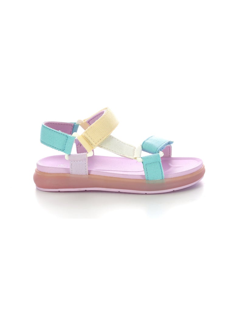 Sandales Textile Lamis Mod 8 Rose - Kiabi