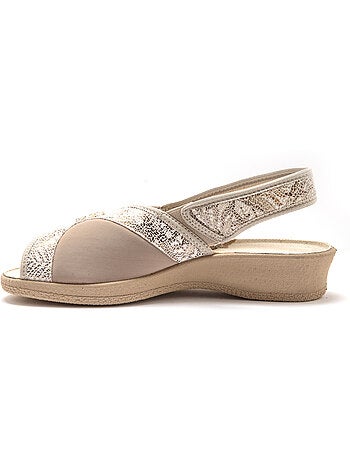 Sandales textile spécial hallux valgus - PEDICONFORT