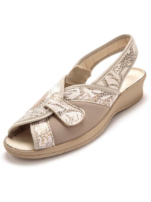 Sandales textile spécial hallux valgus - PEDICONFORT - Kiabi