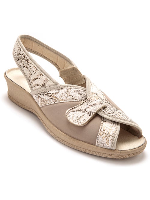 Sandales textile spécial hallux valgus - PEDICONFORT - Kiabi