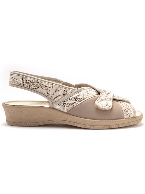Sandales textile spécial hallux valgus - PEDICONFORT - Kiabi