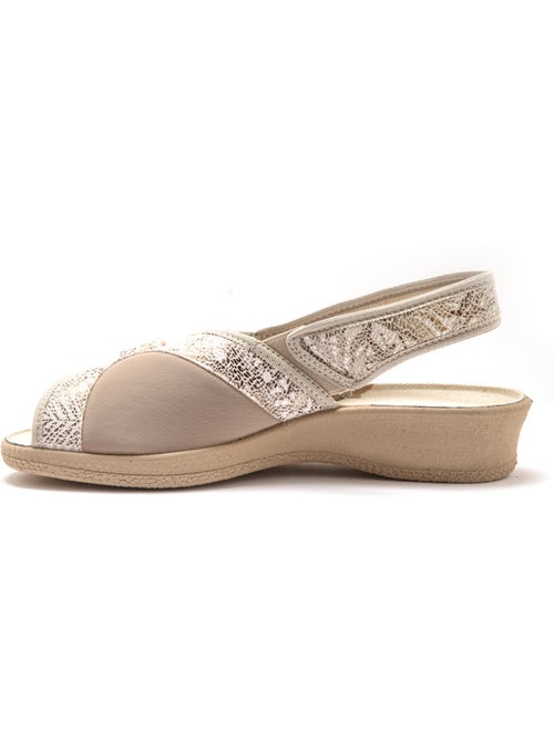 Sandales textile spécial hallux valgus - PEDICONFORT - Kiabi