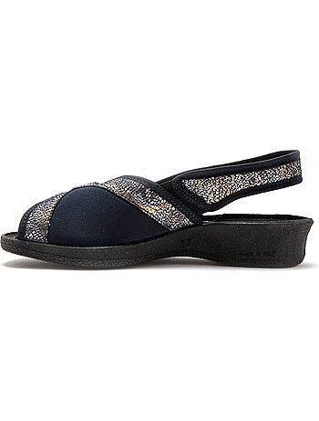 Sandales textile spécial hallux valgus - PEDICONFORT
