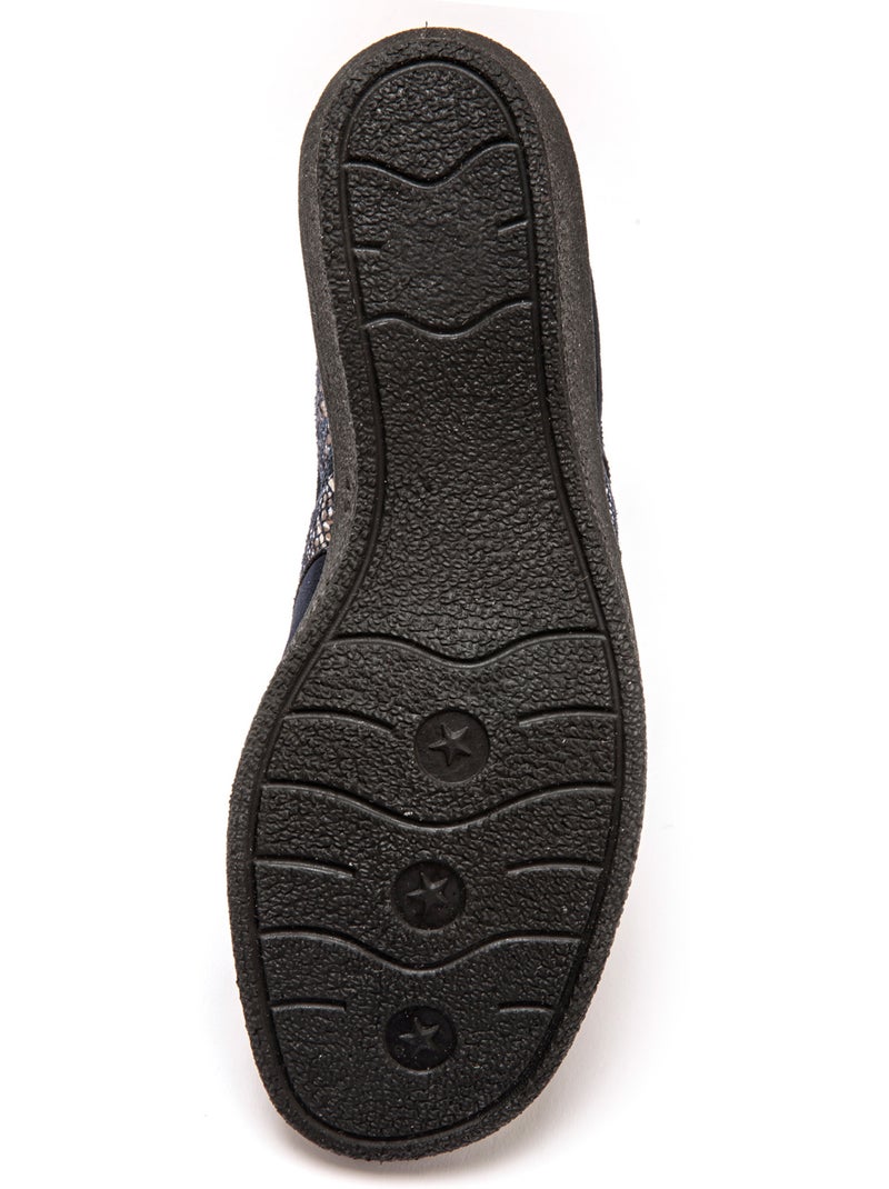 Sandales textile spécial hallux valgus - PEDICONFORT Marine/Multicolore - Kiabi