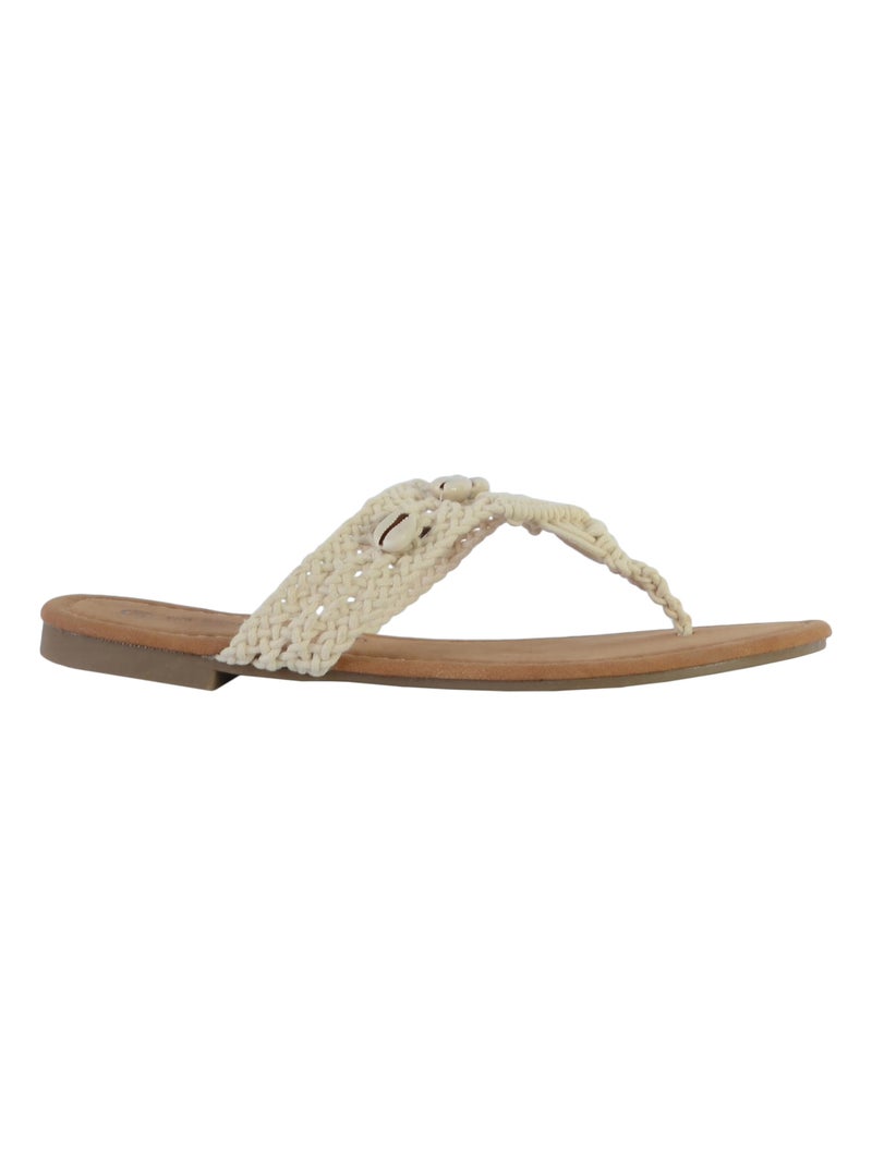 Sandales The Divine Factory TX3962 Beige - Kiabi