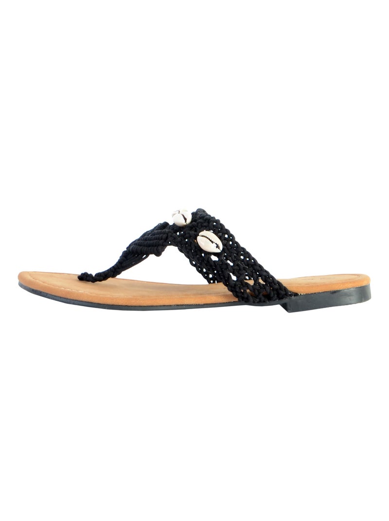 Sandales The Divine Factory TX3962 Noir - Kiabi