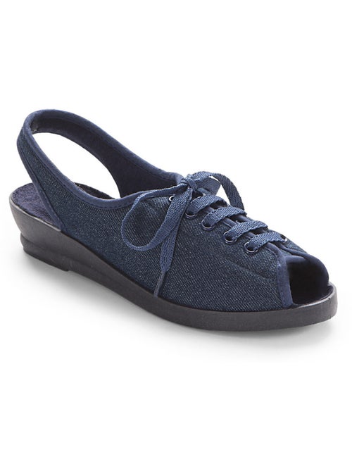 Sandales toile intérieur éponge - PEDICONFORT - Kiabi