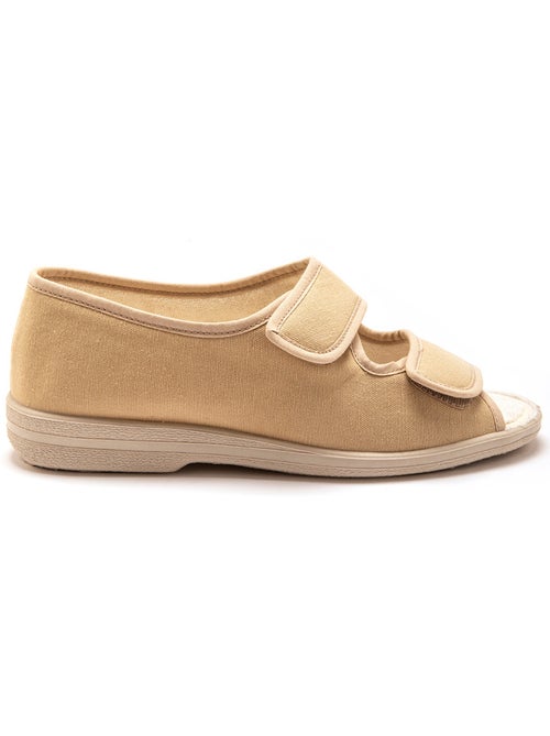 Sandales toile ouverture totale - PEDICONFORT - Kiabi