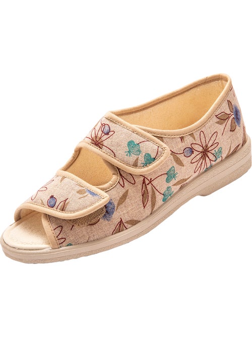 Sandales toile ouverture totale - PEDICONFORT - Kiabi