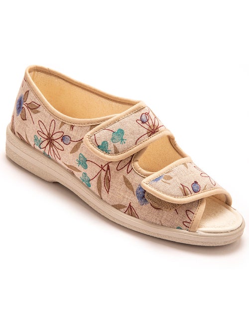 Sandales toile ouverture totale - PEDICONFORT - Kiabi