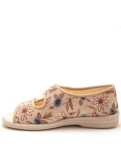 Sandales toile ouverture totale - PEDICONFORT - Kiabi
