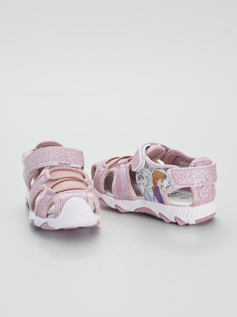 Sandales tout-terrain 'La Reine des Neiges' mauve - Kiabi