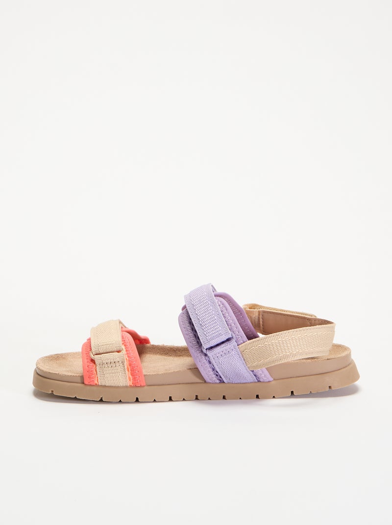 Sandales trekking Violet - Kiabi