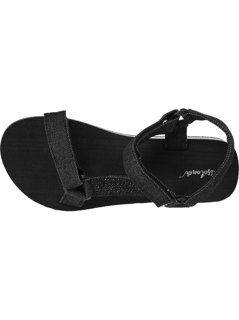 Sandales très confortables, attaches faciles  Isotoner Noir - Kiabi