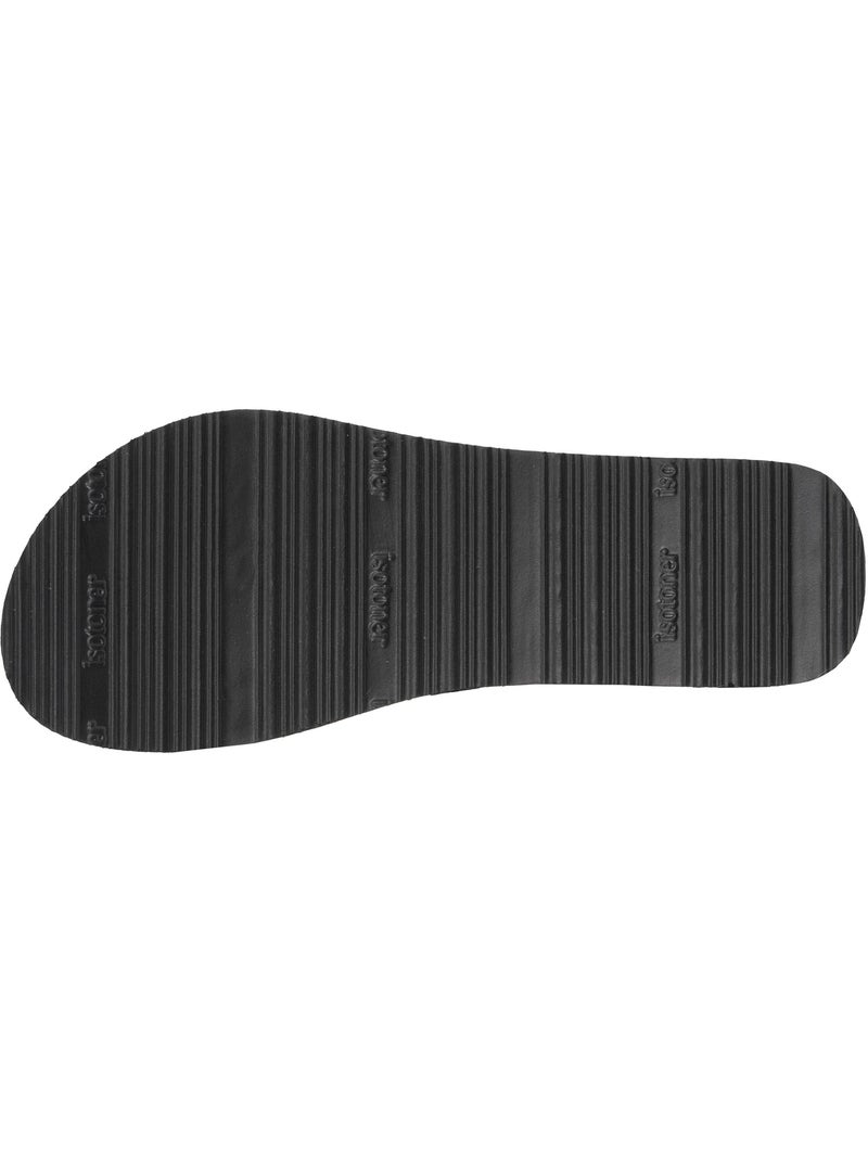 Sandales très confortables, attaches faciles  Isotoner Noir - Kiabi