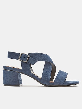 Sandales tressées à talon large BATA