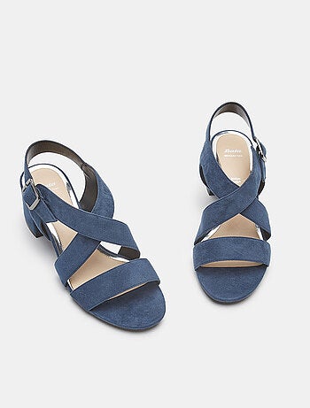 Sandales tressées à talon large BATA