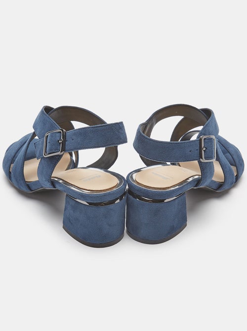 Sandales tressées à talon large BATA - Kiabi