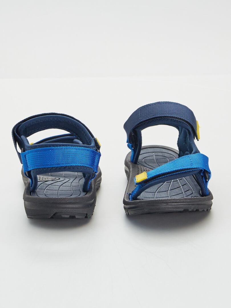 Sandales type sport bleu foncé - Kiabi