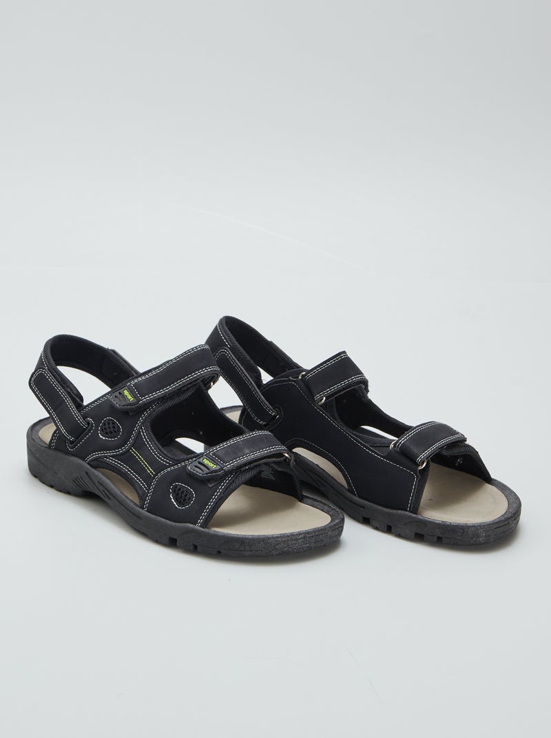 Sandales type sport Noir - Kiabi