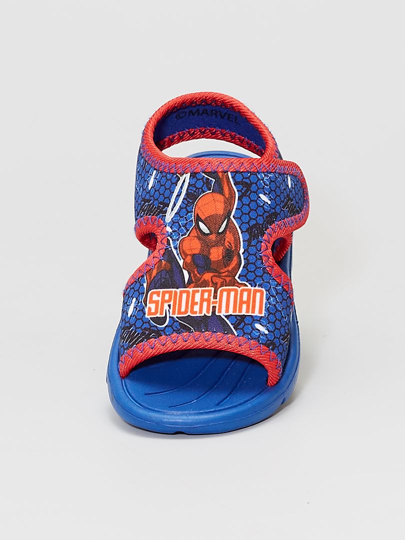 Sandales type sport 'Spider-Man' 'Marvel' bleu - Kiabi