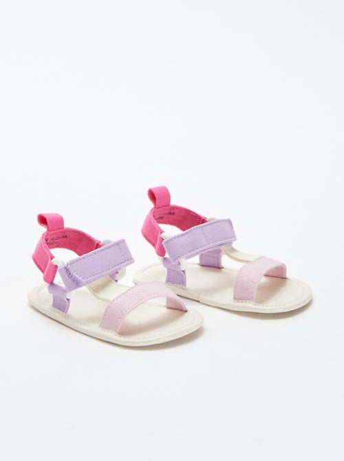 Sandales type trekking multicolores - Kiabi