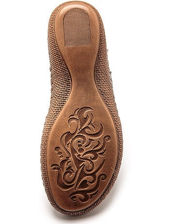Sandales ultra souples en cuir - PEDICONFORT