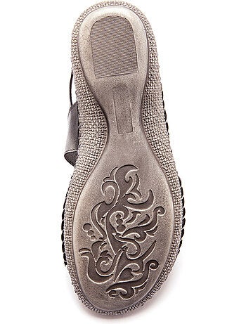 Sandales ultra souples en cuir - PEDICONFORT