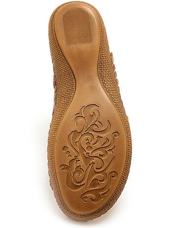 Sandales ultra souples en cuir - PEDICONFORT