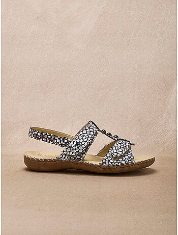 Sandales ultra souples en cuir