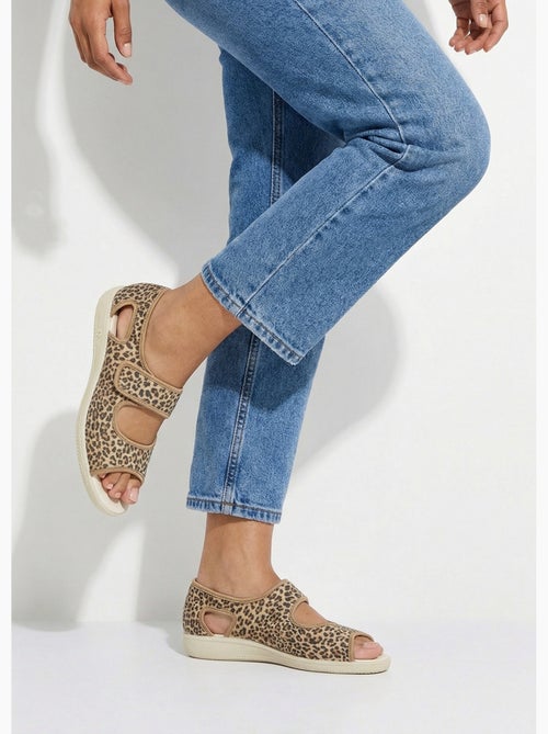 Sandales vegan largeur confort - Afibel - Kiabi