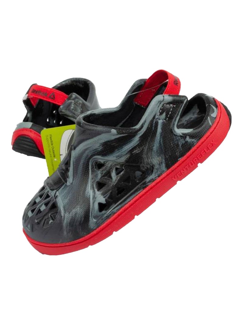 Sandales ventureflex - reebok Noir Rouge - Kiabi