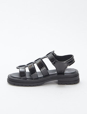 Sandales vernies à talon